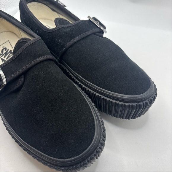 VansStyle 47 Creeper Black Suede Leather Maryjane Sneakers SZ W 9 Goth Grunge - Picture 8 of 9
